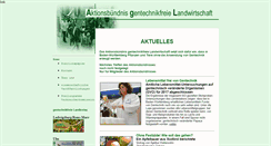 Desktop Screenshot of gentechnik-freie-landwirtschaft.de